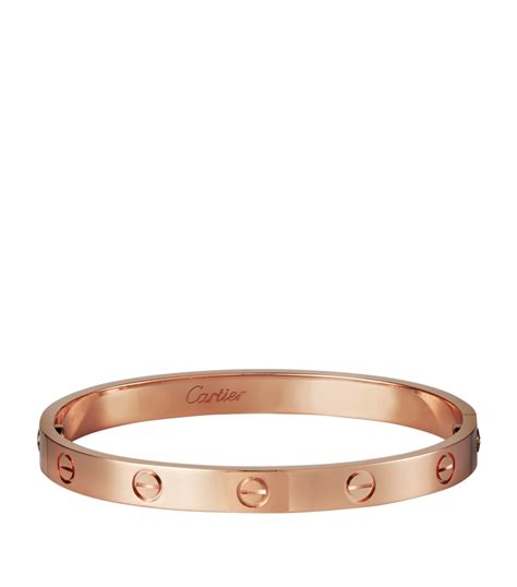 cartier love bracelet rose gold.